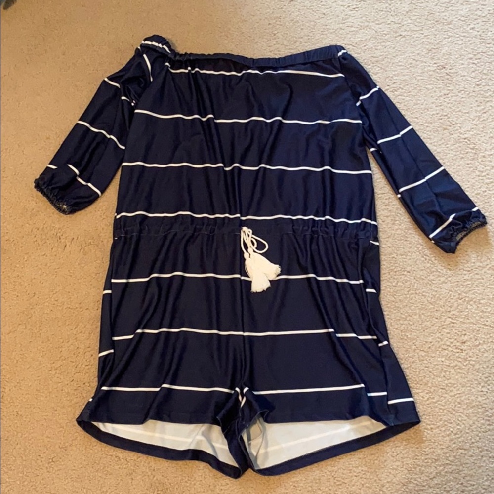 Navy romper